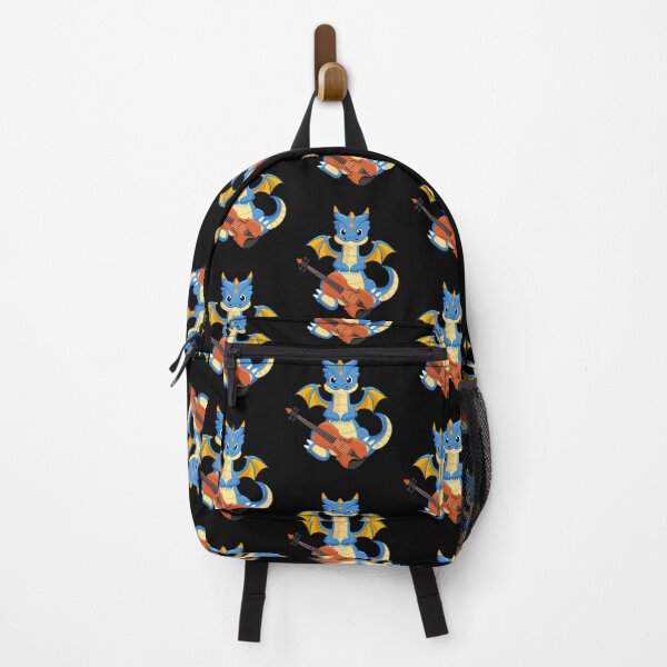 Item preview, Dragon Playing Violin ,Funny Good Dragon Violin Lovers Blue Design designed and sold by pedrored369.