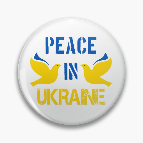 Item preview, Two Doves Fly For Peace In Ukraine - In Ukraine's Flag Colors  designed and sold by webpatty.