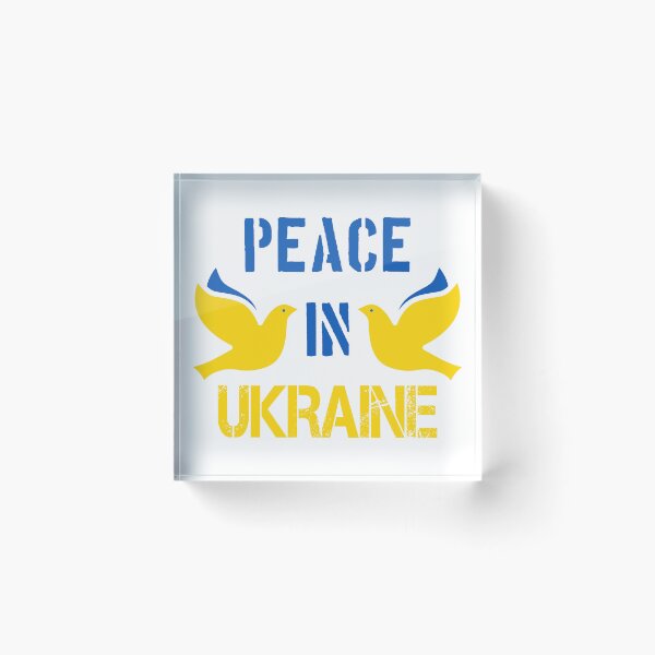 Item preview, Two Doves Fly For Peace In Ukraine - In Ukraine's Flag Colors  designed and sold by webpatty.
