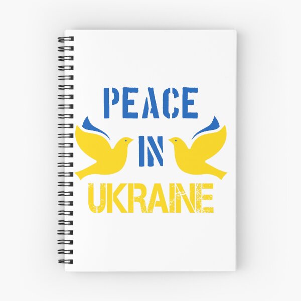 Item preview, Two Doves Fly For Peace In Ukraine - In Ukraine's Flag Colors  designed and sold by webpatty.