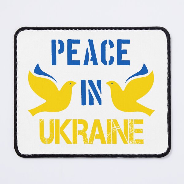 Item preview, Two Doves Fly For Peace In Ukraine - In Ukraine's Flag Colors  designed and sold by webpatty.