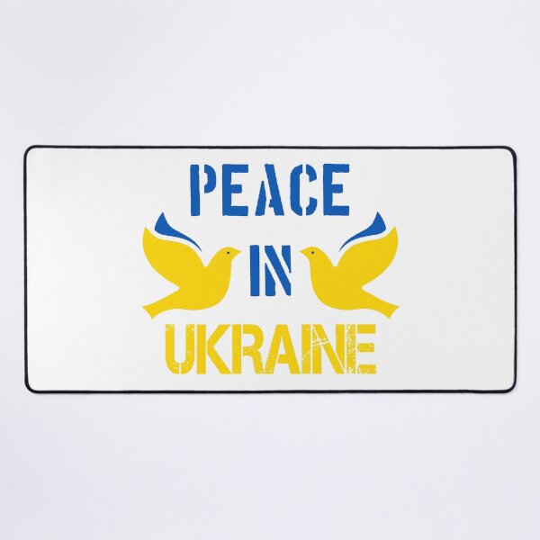 Item preview, Two Doves Fly For Peace In Ukraine - In Ukraine's Flag Colors  designed and sold by webpatty.