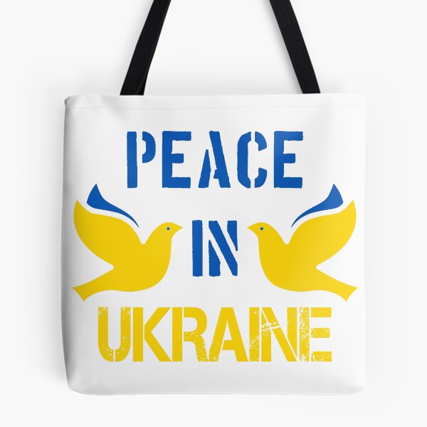 Item preview, Two Doves Fly For Peace In Ukraine - In Ukraine's Flag Colors  designed and sold by webpatty.