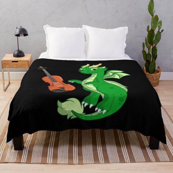 Item preview, Dragon Playing Violin ,Funny Good Dragon Violin Lovers Green Design designed and sold by pedrored369.