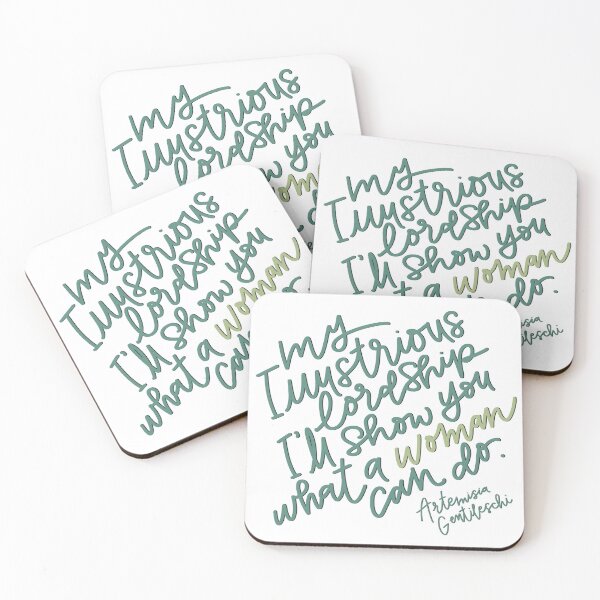 Item preview, Artemisia Gentileschi Feminist Quote designed and sold by LindsayHonor.