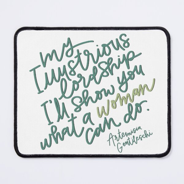 Item preview, Artemisia Gentileschi Feminist Quote designed and sold by LindsayHonor.