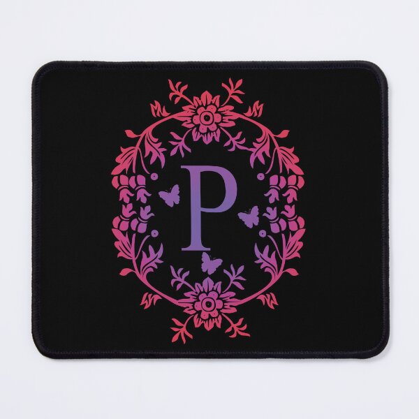 Item preview, Ornamental Letter P, Purple And Red Heart Butterfly, Monogram Initial  Ornament designed and sold by PROMEN Creativity.