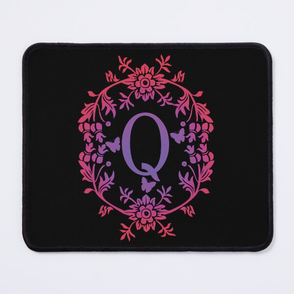 Item preview, Ornamental Letter Q, Purple And Red Heart Butterfly, Monogram Initial  Ornament designed and sold by PROMEN Creativity.