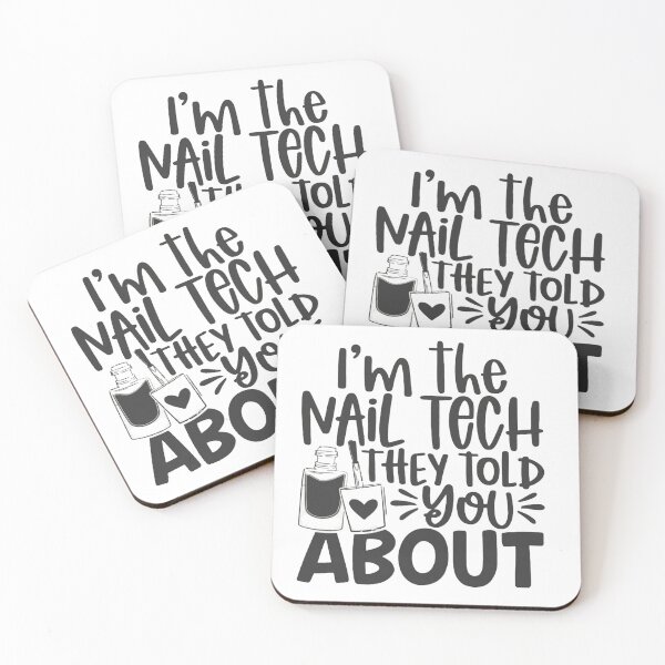 Item preview, I'M THE NAIL TECH THEY TOLD YOU ABOUT. designed and sold by JACI'S STORE.