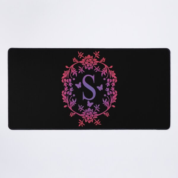 Item preview, Ornamental Letter S, Purple And Red Heart Butterfly, Monogram Initial Ornament designed and sold by PROMEN Creativity.