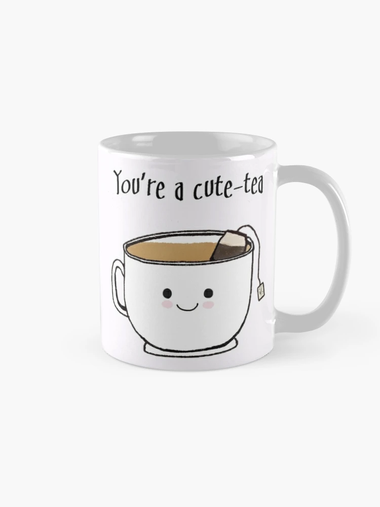 What A Cute-tea Coffee Mug by A Little Leafy