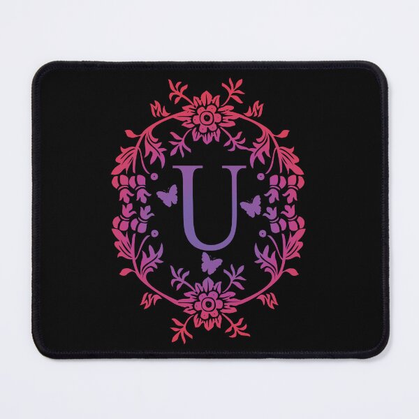 Item preview, Ornamental Letter U, Purple And Red Heart Butterfly, Monogram Initial  Ornament designed and sold by PROMEN Creativity.