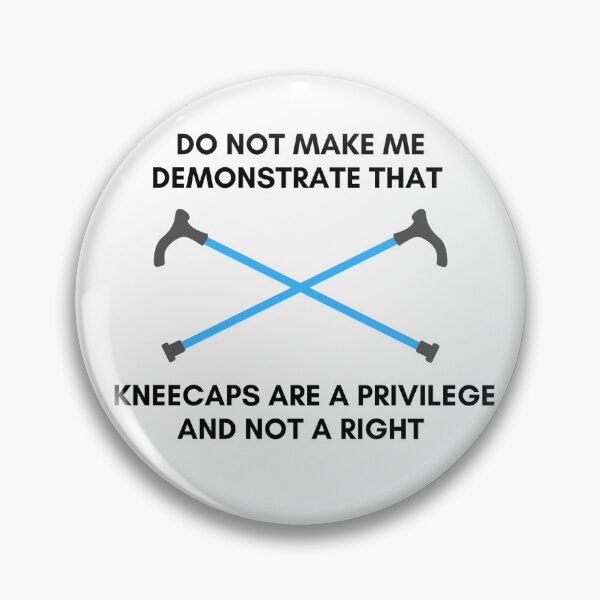 Item preview, Cane Do Not Make Me Demonstrate That Kneecaps Are A Privilege And Not A Right designed and sold by StrangerThanX.