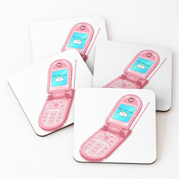 Item preview, Pink Y2K Flip Phone designed and sold by Cnidarian.