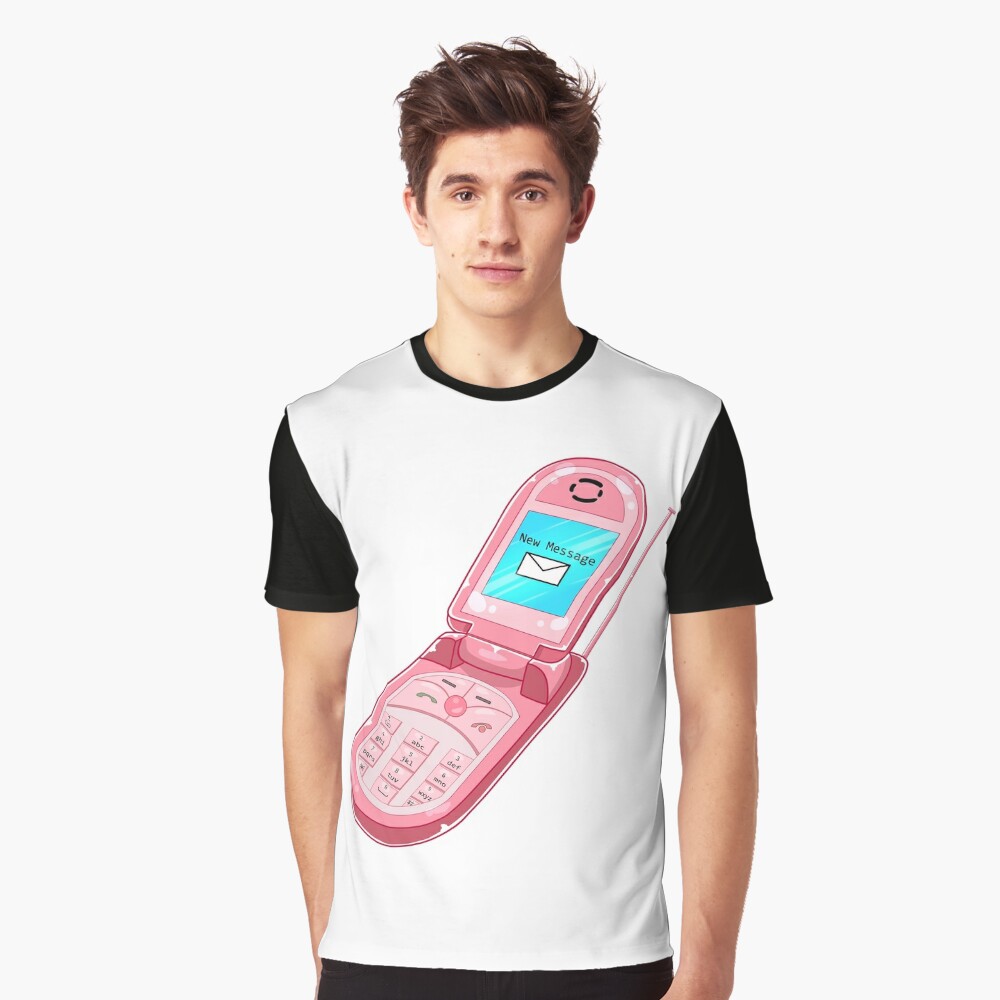 Printable Pink 90s Flip Phone Print Pink Y2K Aesthetic Art -  Israel