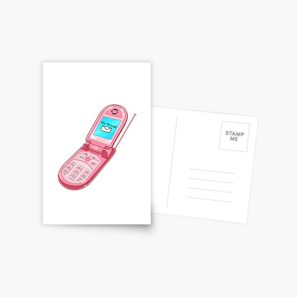 2000s flip phone aesthetic protect me from what I want design Greeting  Card for Sale by Dealbhan