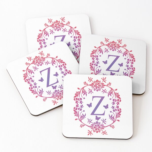 Item preview, Ornamental Letter Z, Purple And Red Heart Butterfly, Monogram Initial  Ornament designed and sold by PROMEN Creativity.