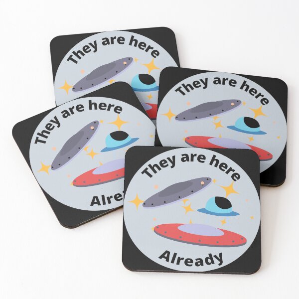 Item preview, They are here already - spaceships, ufos.  designed and sold by RiadMannan.