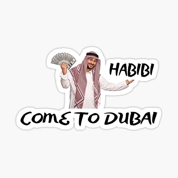 Item preview, Habibi, Come to Dubai! designed and sold by ziza15.