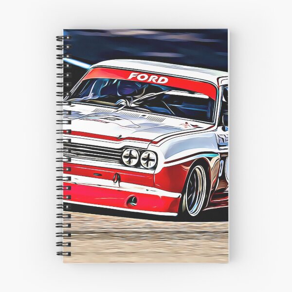 Item preview, Ford Capri Touring Car Racing Poster - Classic Group 2 Legend designed and sold by Road To Track.