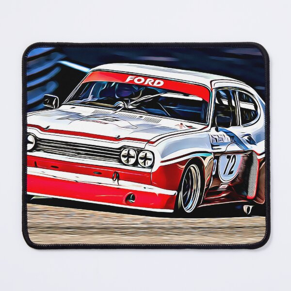 Item preview, Ford Capri Touring Car Racing Poster - Classic Group 2 Legend designed and sold by Road To Track.
