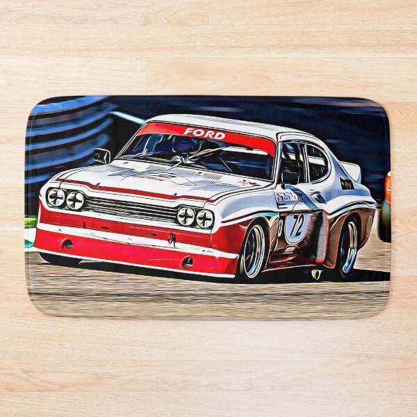 Item preview, Ford Capri Touring Car Racing Poster - Classic Group 2 Legend designed and sold by Road To Track.