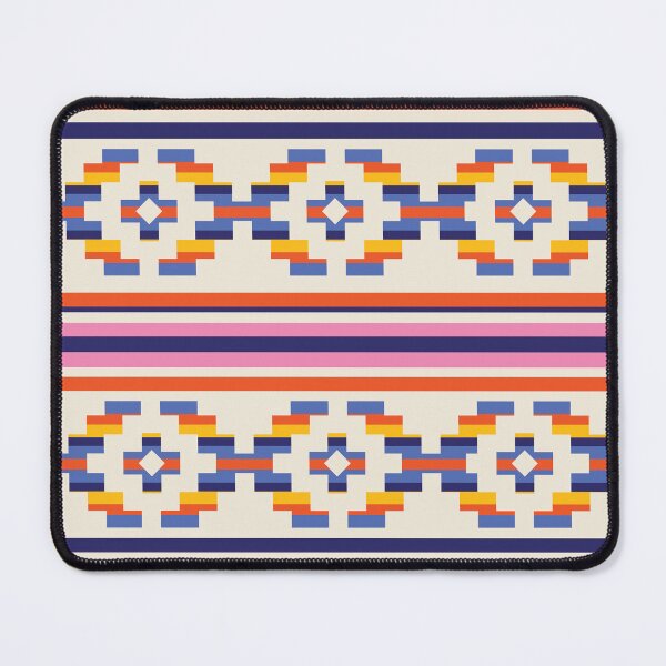 Artikelvorschau, Mosaikmuster sauberes geometrisches Design. quadratische dekorative Linienstruktur der traditionellen Kunst. entworfen und verkauft von ARTONIUMW.