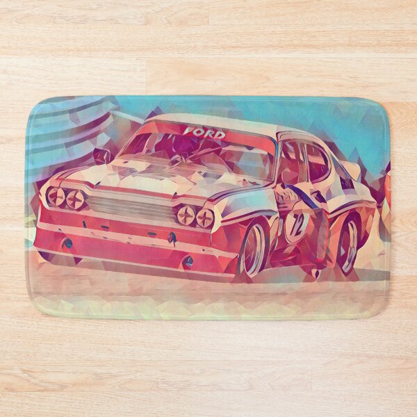 Item preview, Ford Capri Touring Car Racing Poster - Classic Group 2 Legend designed and sold by Road To Track.