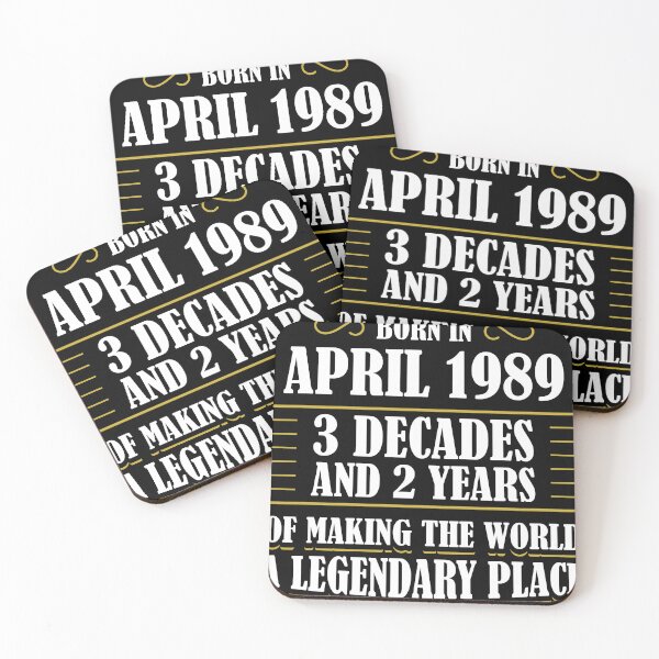 Item preview, April Legends 1989 - Amazing Funny Decin for April Birthdays designed and sold by TeeTimeShirts.