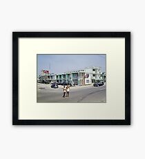 Rio Motel in Wildwood New Jersey from the early 1960's Framed Print