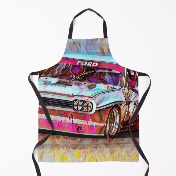 Item preview, Ford Capri Touring Car Racing - Classic Group 5 Motorsport, Vintage Racing Car Poster designed and sold by Road To Track.