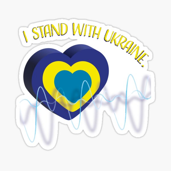 Item preview, I stand with Ukraine. designed and sold by MoonchildArtistry97.