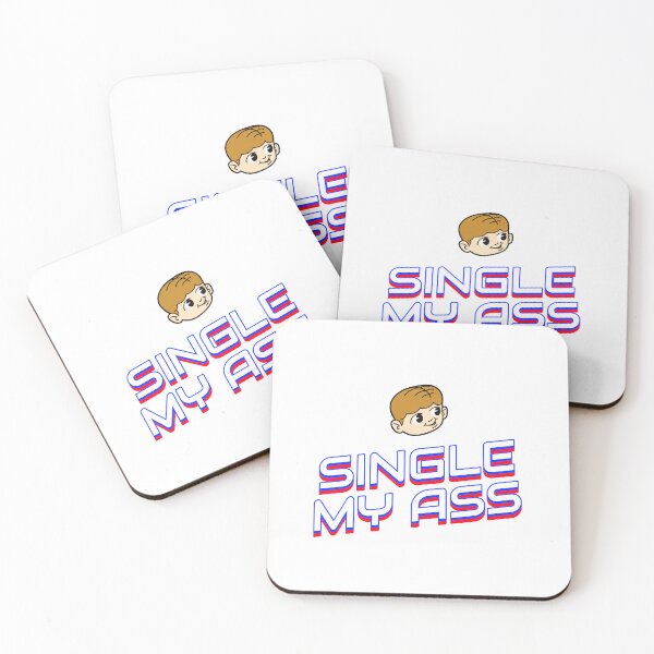 Item preview, Single My Ass Cute Face Sticker Logo Quote designed and sold by bestfunonline.