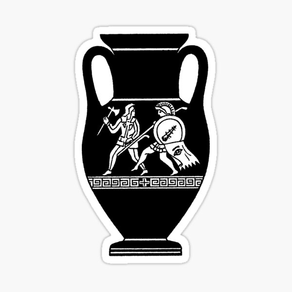 Item preview, Grecian Urn Woodcut designed and sold by mamiespaw.