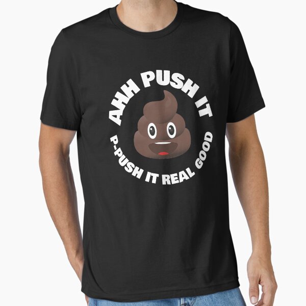 Item preview, Poop Emoji - Ahh Push It  designed and sold by Sinjy.