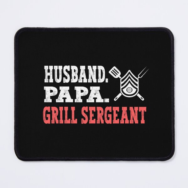 Item preview, Mens Husband Papa Grill Sergeant | Funny Dad Grandpa BBQ Grill design designed and sold by Merchking1.