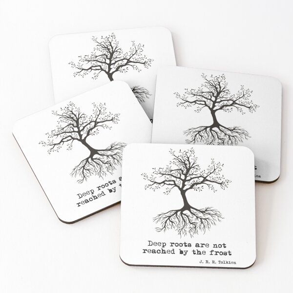 Item preview, Deep Roots Are Not Reached by The Frost Tolkien Quote T-Shirt designed and sold by ElizabethAnime.