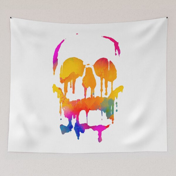Item preview, Melted candy  skull designed and sold by ElizabethAnime.