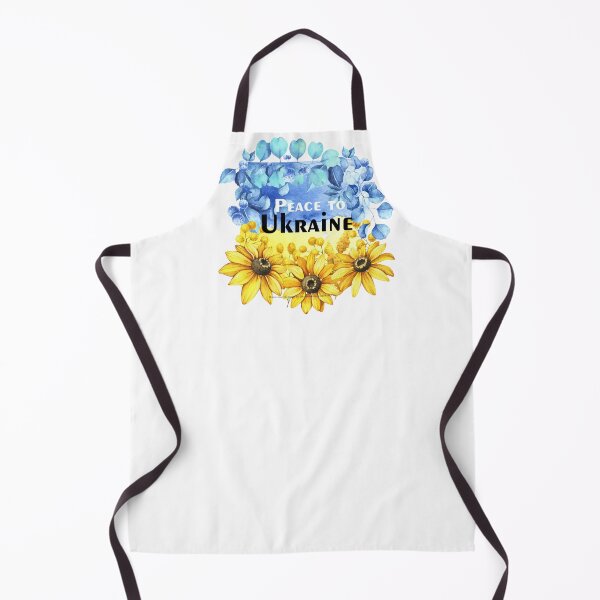 Item preview, Peace to Ukraine with Watercolor Flowers designed and sold by BlueberryHill.