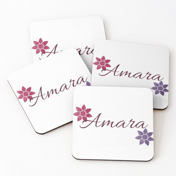Item preview, Amara Floral Name Calligraphy Design designed and sold by Cora Gregory.