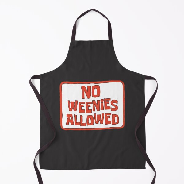 Item preview, No Weenies Allowed Sign Sticker designed and sold by JudithAlber.
