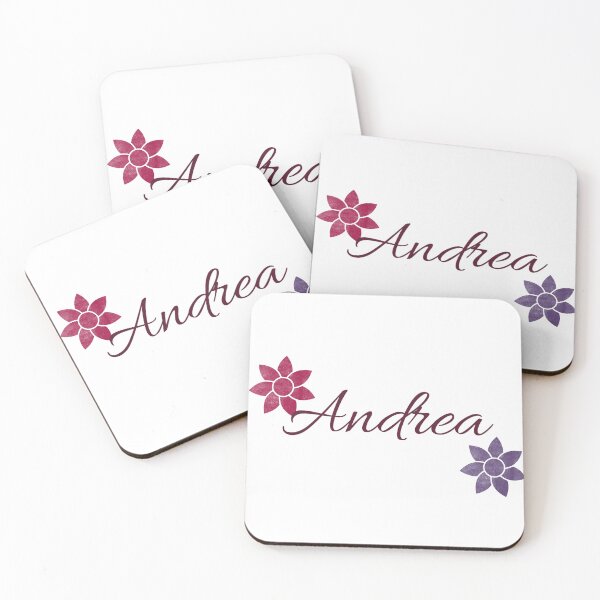 Item preview, Andrea Floral Name Calligraphy Design designed and sold by Cora Gregory.