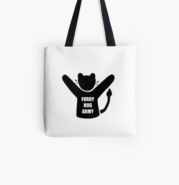 Furry Hug Army African Lionessmaneless African Lion Tote Bag For