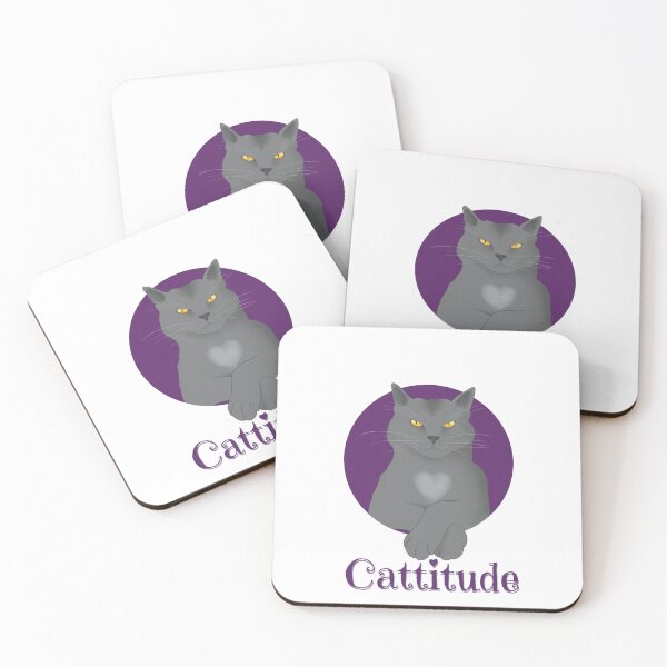 Item preview, Spirit Animal: Cat with an Attitude designed and sold by sandmannarts.