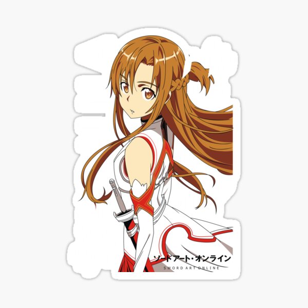 Sword Art Online - Anime- Asuna Yuuki d. Bikini Sun Fun Sticker Vinyl Decal  SAO