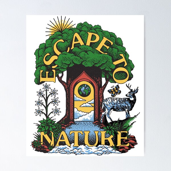 Item preview, Escape To Nature   designed and sold by WhizzbeeQ.