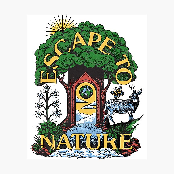 Item preview, Escape To Nature   designed and sold by WhizzbeeQ.