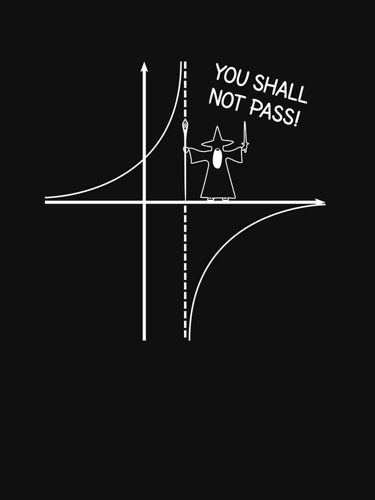 you shall not pass math shirt