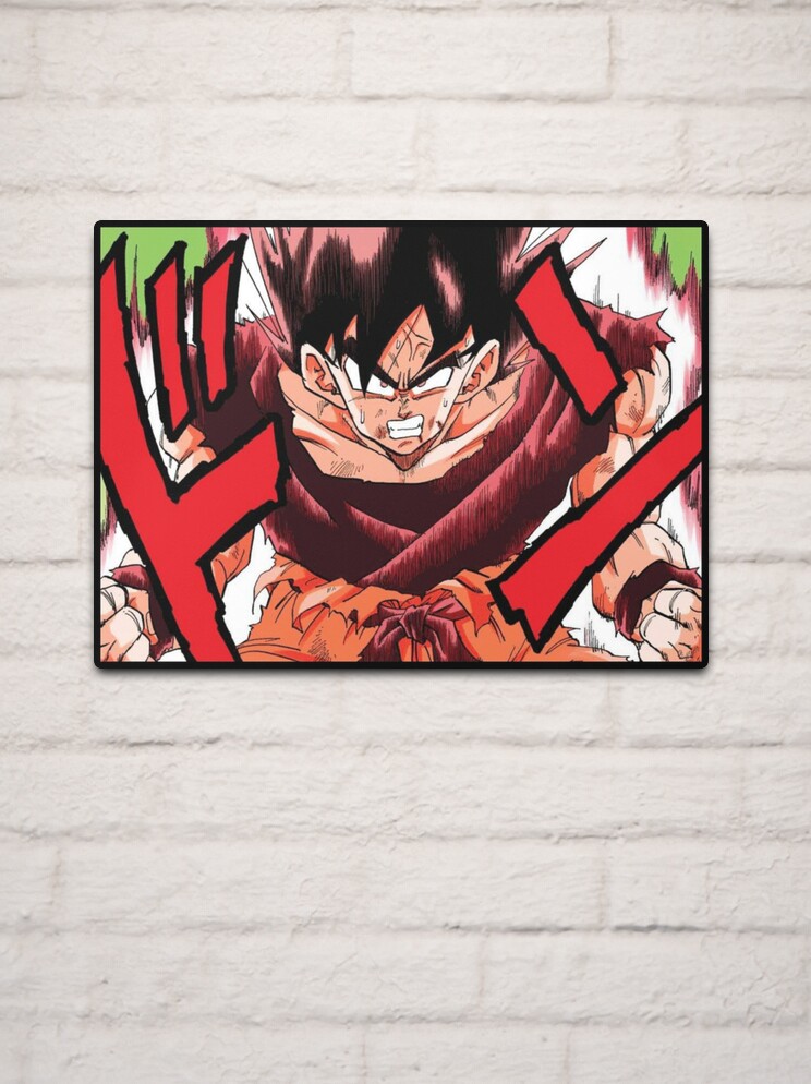 Goku Super Saiyan Blue Kaioken Silk Poster Printed Wall Decor 20 x