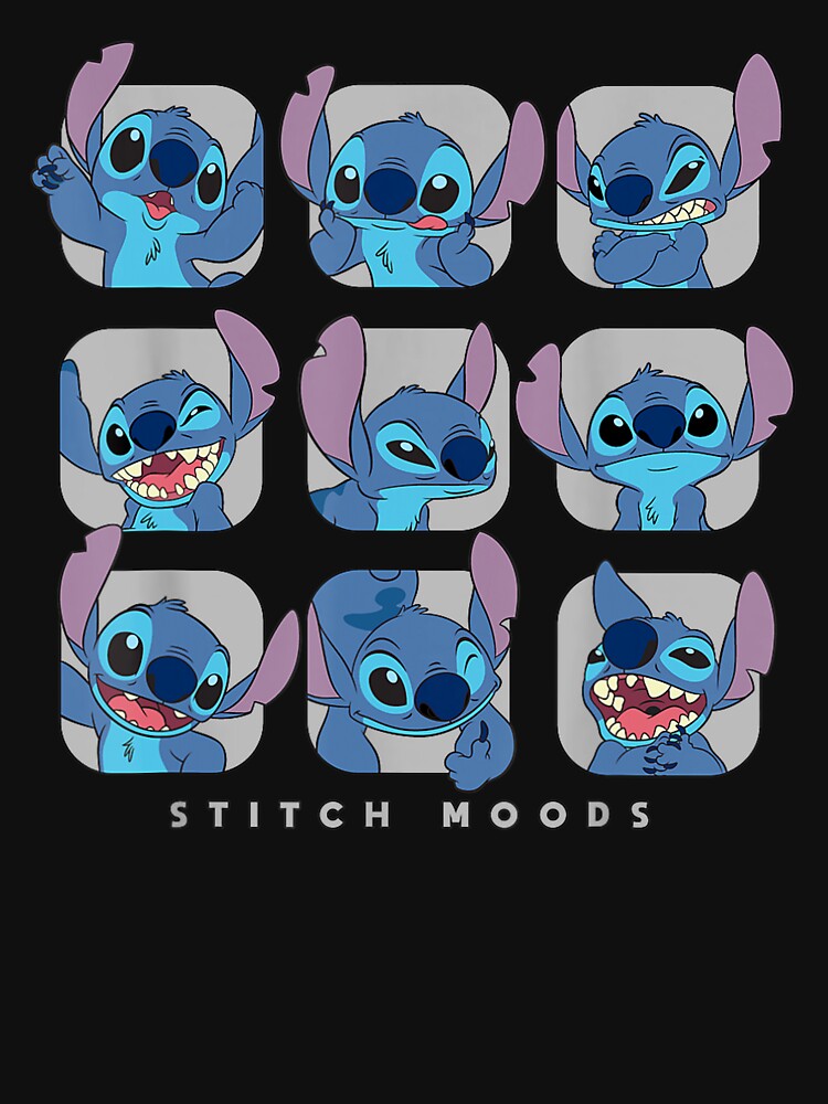 Cute Stitch Moods Essential T-Shirt for Sale by GomezUSArt